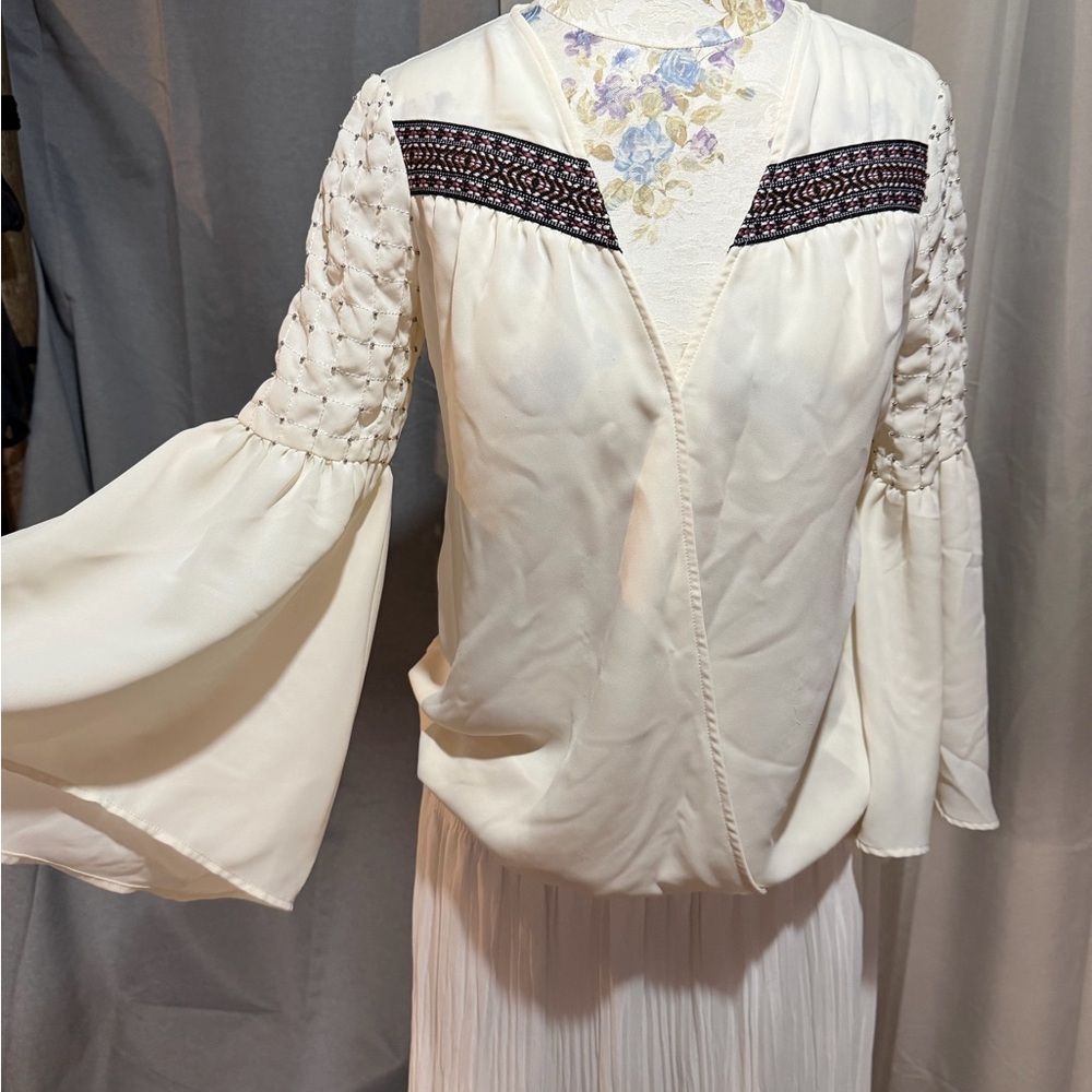 Vintage Cream Blouse